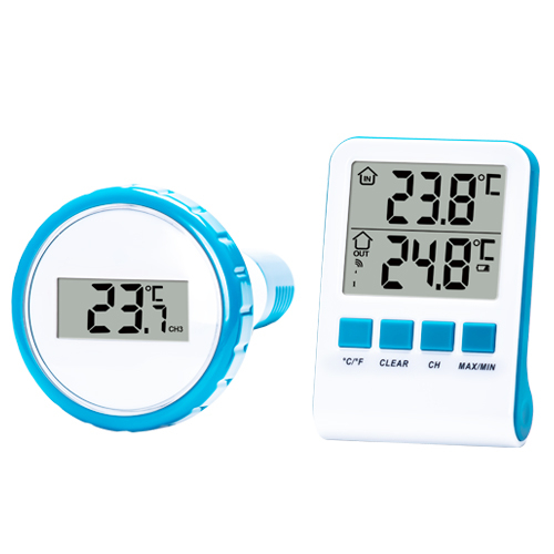 Wireless Digital Swimming Pool Thermometer With Outdoor Remote Transmitter