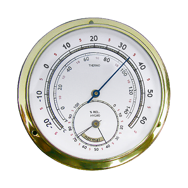 IN/OUT DOOR Bimetal Thermometer & Hygrometer