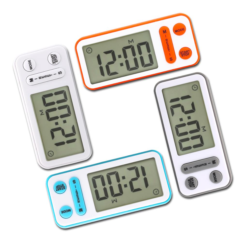 Digital Kitchen Cooking Timer with Large Screen, Loud Alarm, Magnetic Backing, Table Standing, Wall Hanging Hole